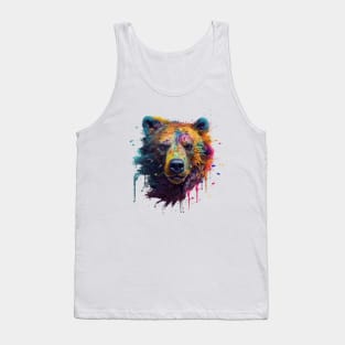 Bear Splash Art: Powerful Fantasy Representation #2 Tank Top